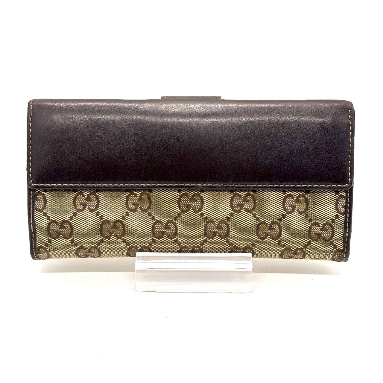 可愛さは、内側に✨ GUCCI 長財布 GGキャンバス ラブリーハート