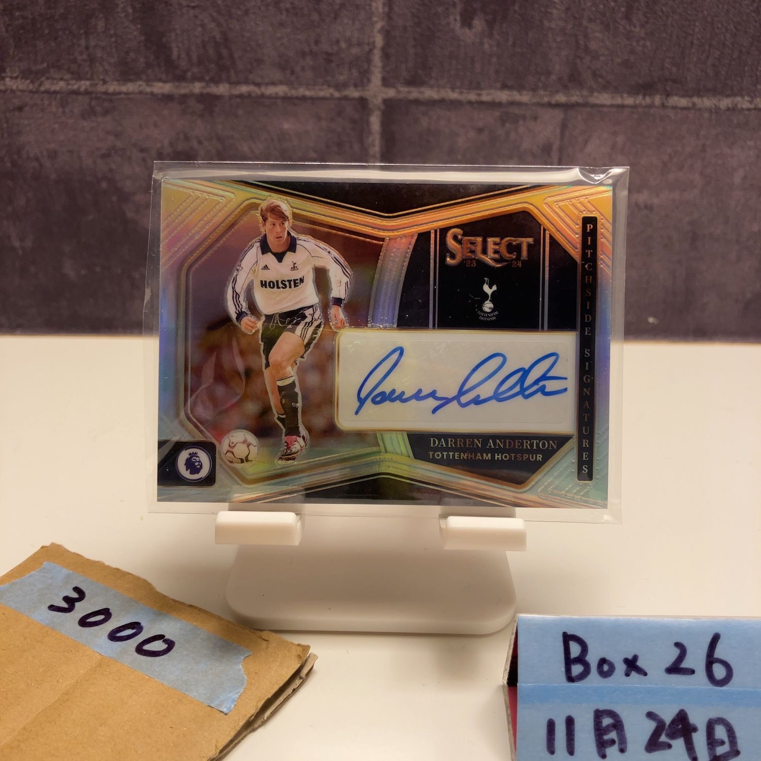 2023-24 Panini Select Premier League Darren Anderton 直筆サイン