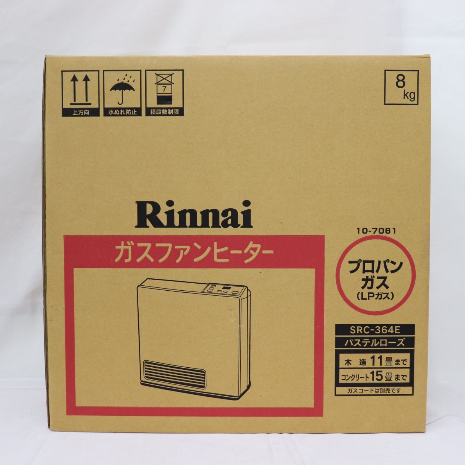 新品・未使用】Rinnai リンナイ ガスファンヒーター SRC-364E LPガス