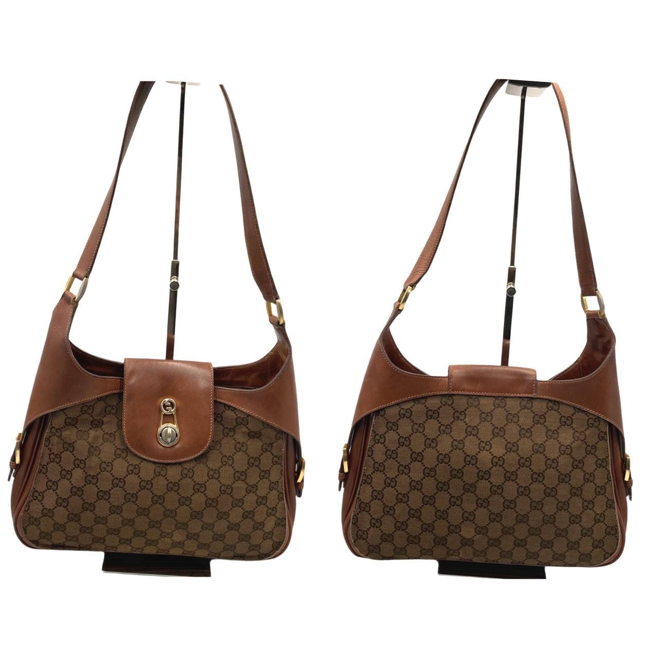 希少✤【GUCCI／グッチ】ワンショルダーバッグ／肩掛け オールドグッチ 