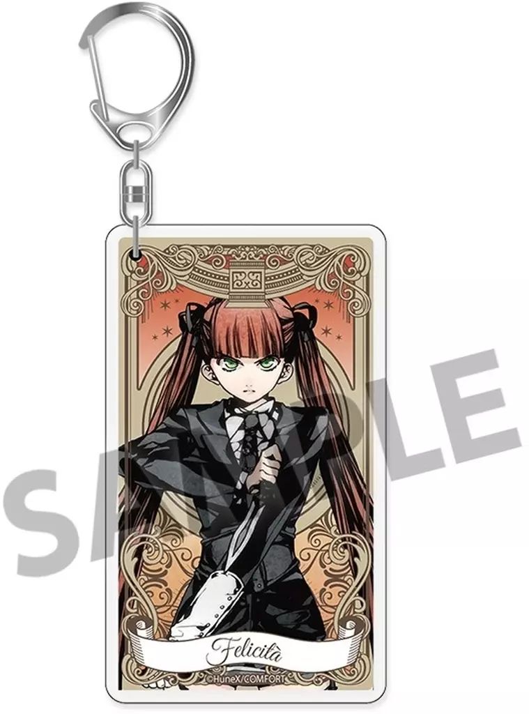 アルカナ・ファミリア アクリルキーホルダー 中古】キーホルダー フェリチータ タロットカード風アクリル