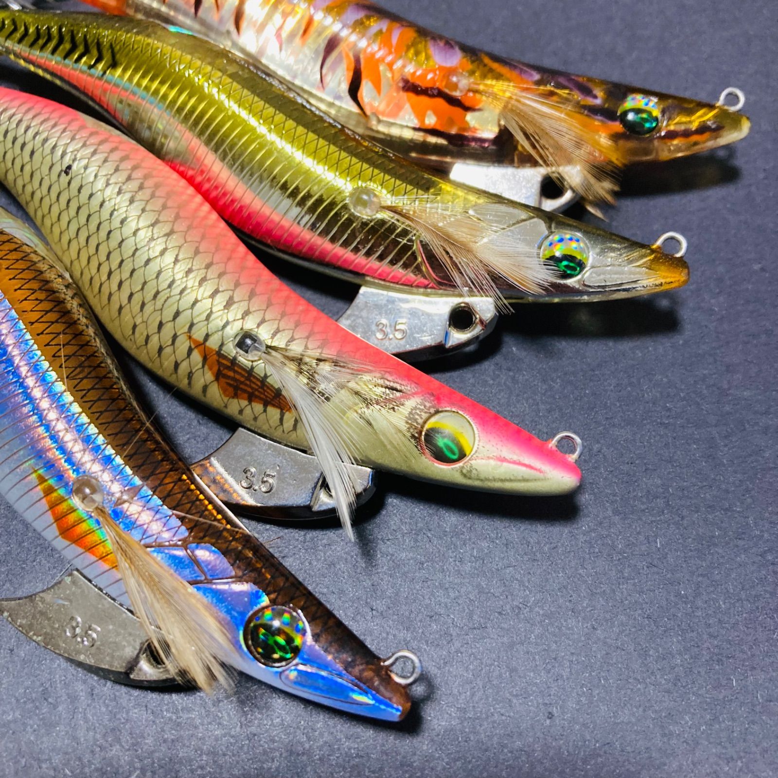 ま*ー様 エメラルダス　エギ 12本セット 状態良好】 エメラルダス ヌード 3.5号 エギ エギセット 廃盤 Daiwa