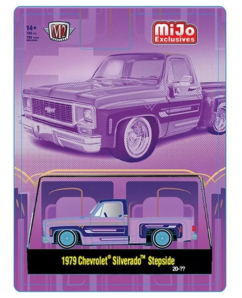 新品】ミニカー 1/64 1979 シボレー シルバラード ステップサイド