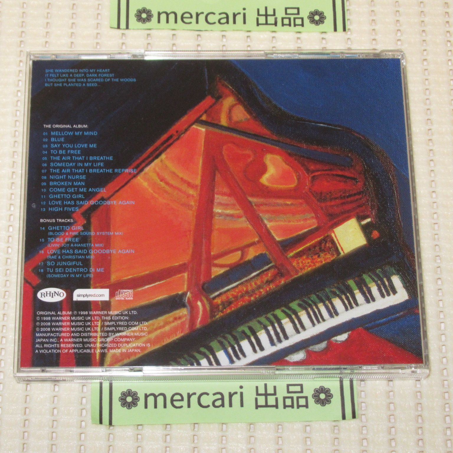 CD スペシャル・エディション シンプリー・レッド ブルー 帯付