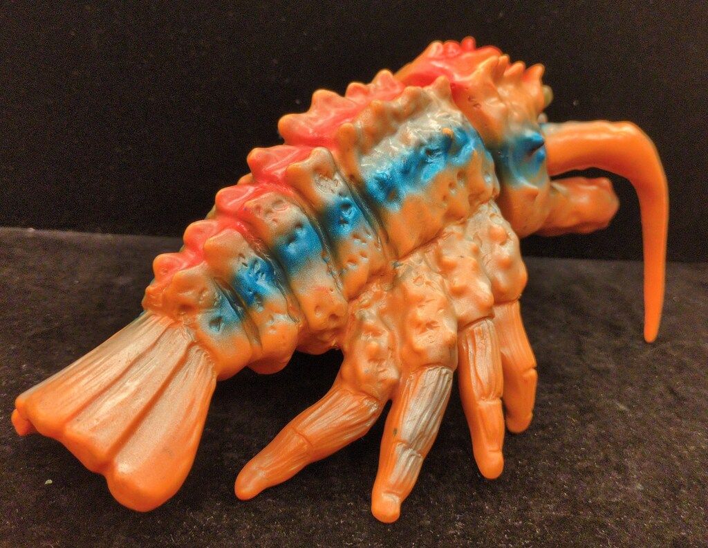 マルサン エビラ2期/鼻筋黒線無/オレンジ成型/ヒゲ前倒塗装 ヒゲ前倒