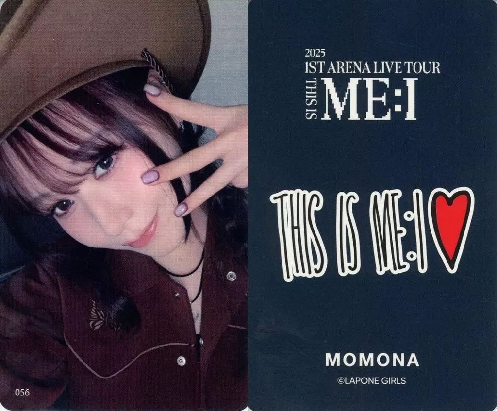 中古】コレクションカード(女性) 056：ME：I/MOMONA(笠原桃奈)/「2025