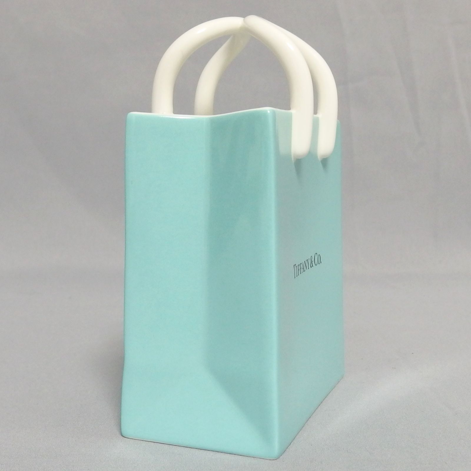美品☆TIFFANY&Co ショッパー 陶器 オーナメント 置物 ショッピング