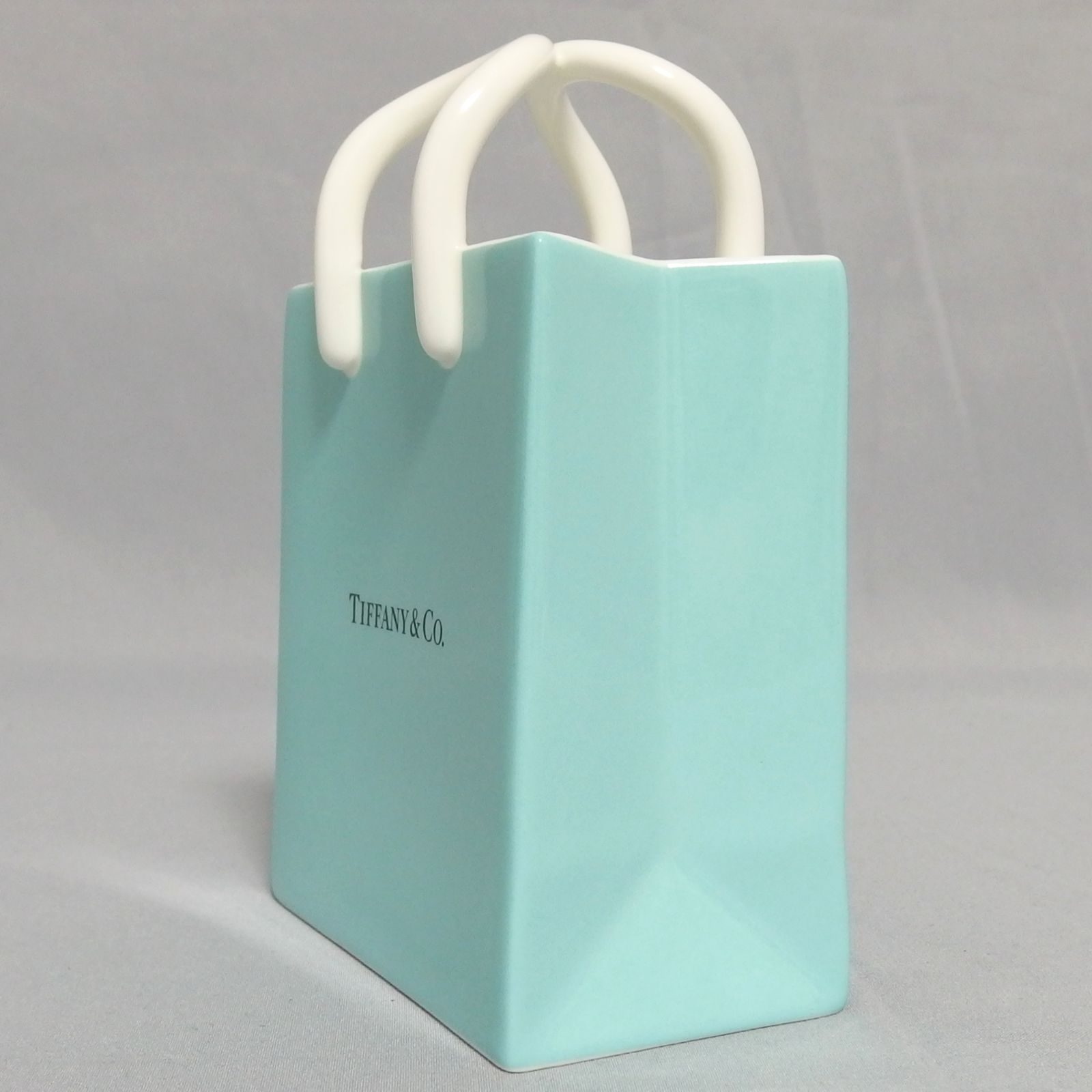 美品☆TIFFANY&Co ショッパー 陶器 オーナメント 置物 ショッピング