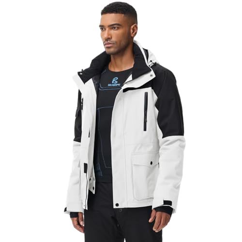 HOTIAN] スノーボードウェア 上下セット メンズ スキーウェア スノボ