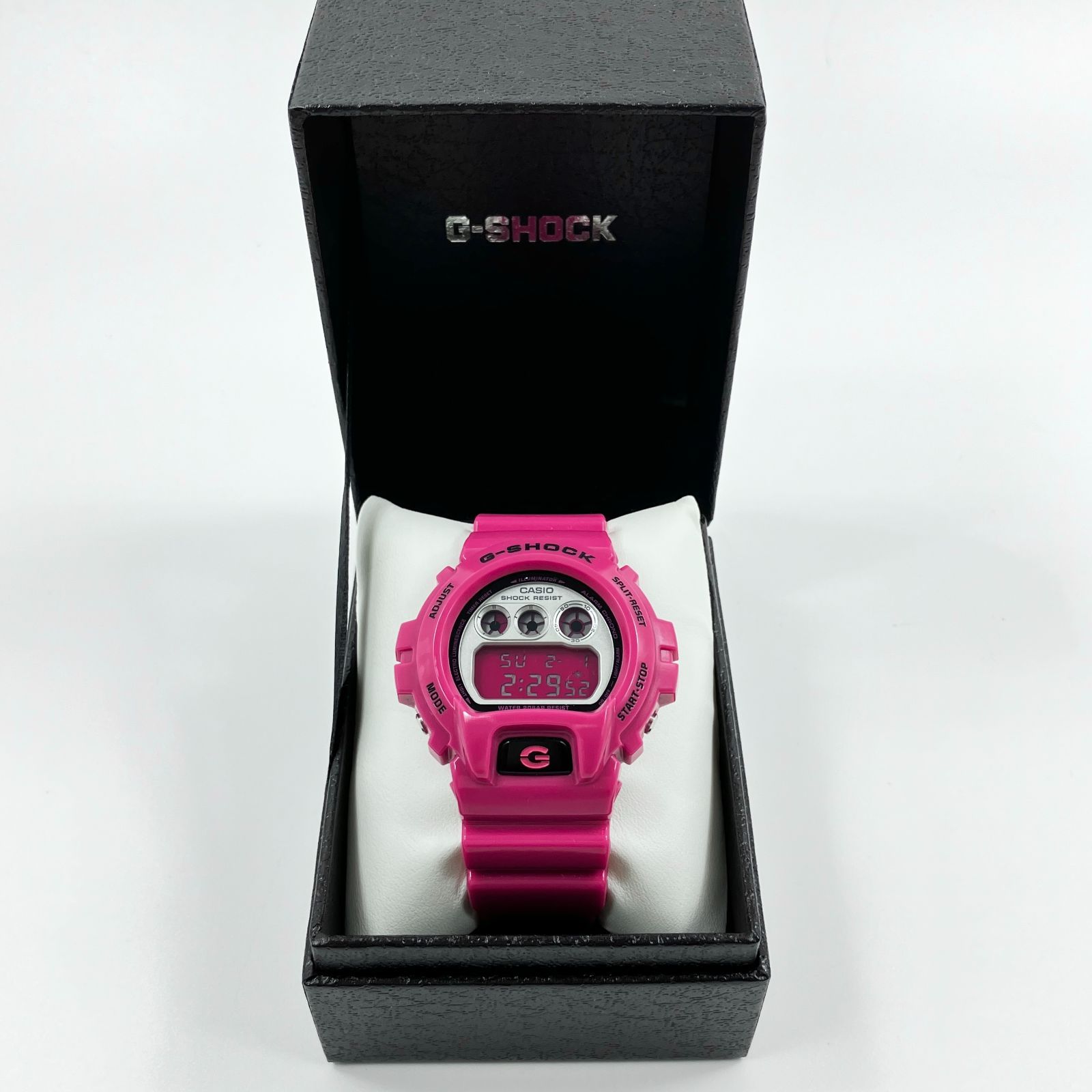 中古】カシオ CASIO G-SHOCK DW-6900CS ピンク 腕時計 デジタル