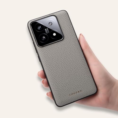 COGURE 互換 Xiaomi 15T Pro ケース 本革 レザー 耐衝撃 シンプル