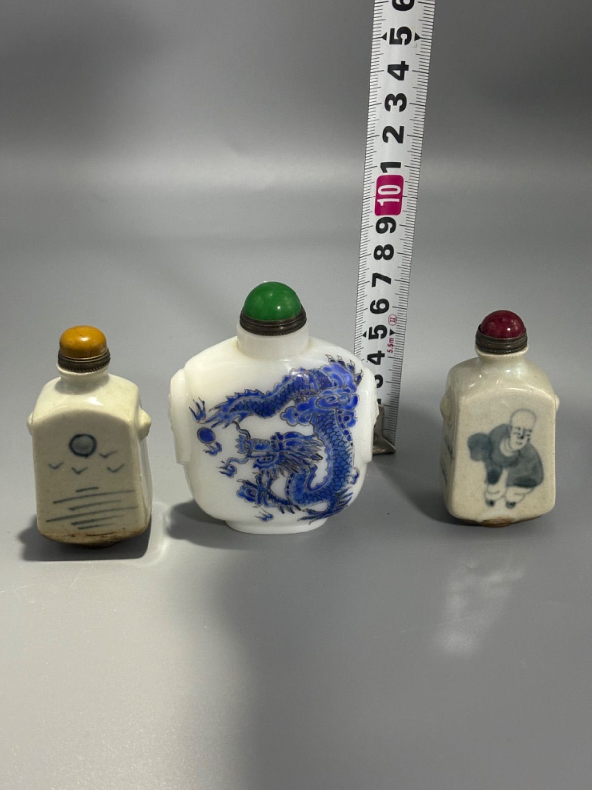 中国古美術 骨董品 香水瓶 鼻煙壺 3個セット - メルカリ