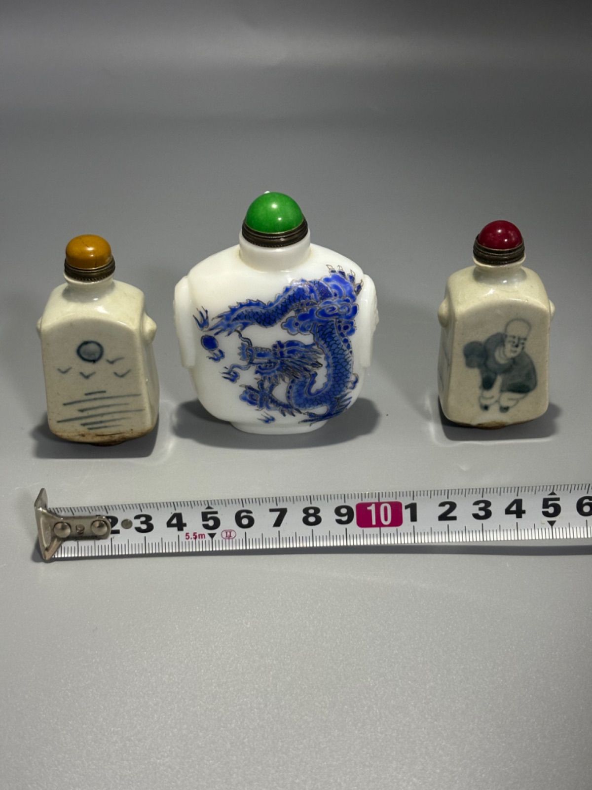 中国古美術 骨董品 香水瓶 鼻煙壺 3個セット - メルカリ