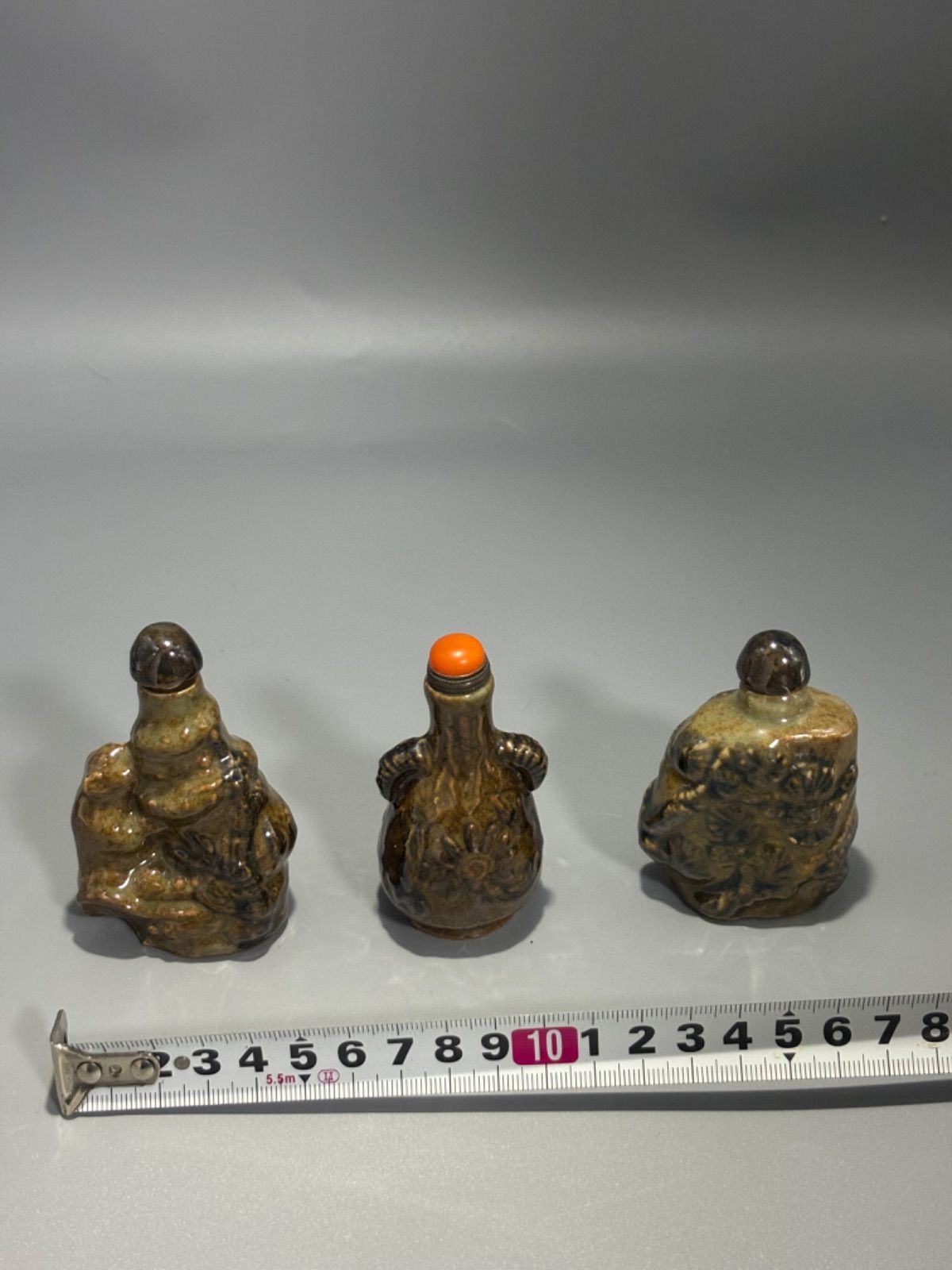 中国古美術 骨董品 香水瓶 鼻煙壺 3個セット - メルカリ