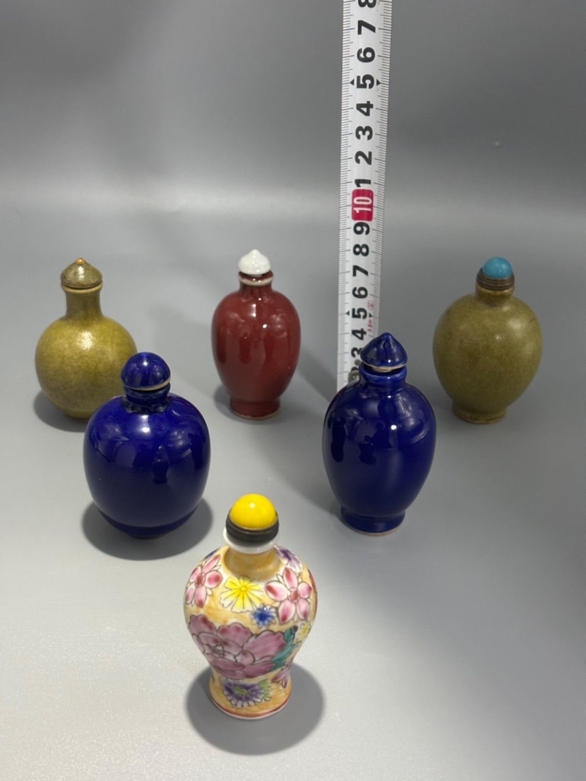 中国古美術 骨董品 香水瓶 鼻煙壺 6個セット - メルカリ