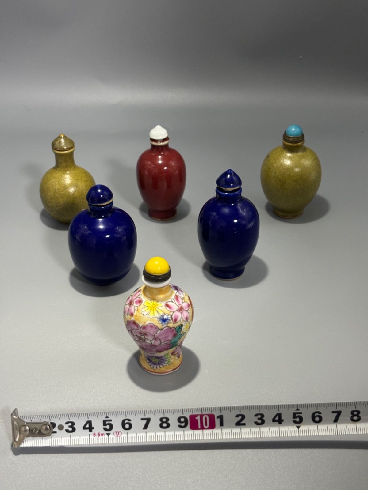 中国古美術 骨董品 香水瓶 鼻煙壺 6個セット - メルカリ