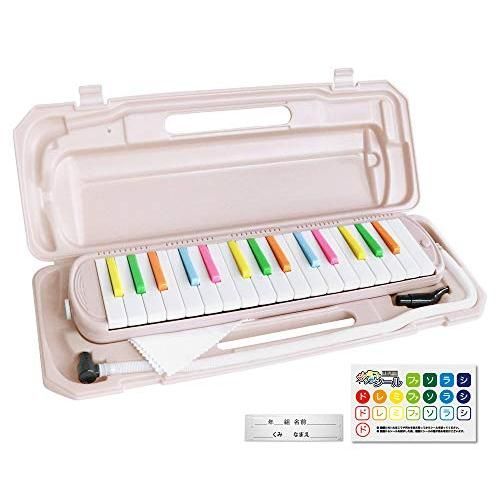 KC キョーリツ 鍵盤ハーモニカ メロディピアノ 32鍵 キャンディ P3001-32K/CANDY (ドレミ表記シール・クロス・お名前シール付 6,934円