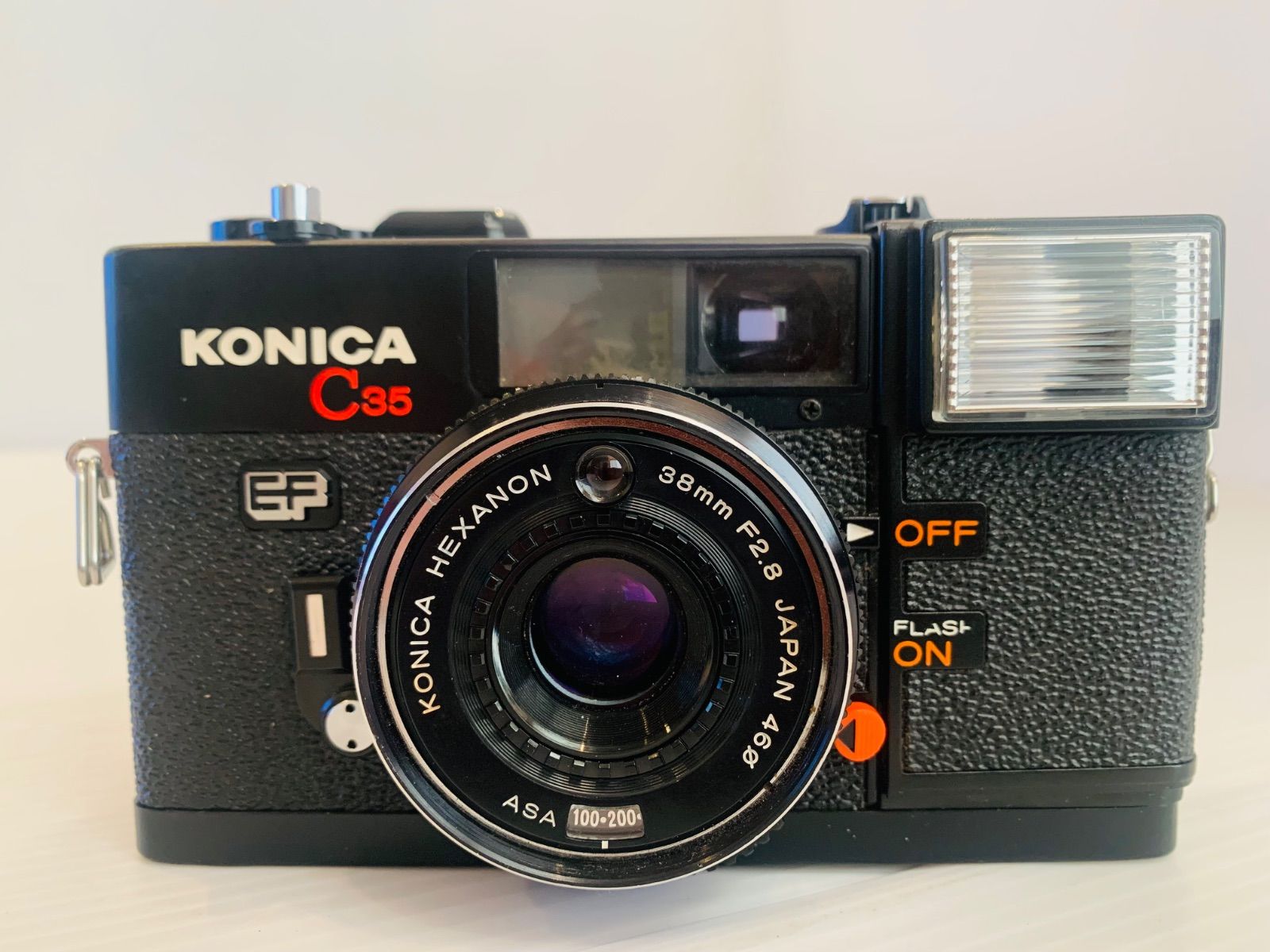 完動品】フィルムカメラ Konica C35 EF ピッカリコニカ - メルカリ