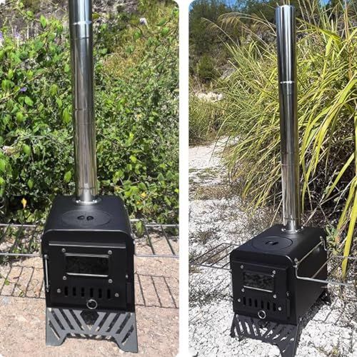 薪ストーブ 収納袋つき 煙突つき 折りたたみ アウトドア キャンプ