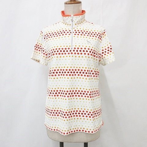 アダバット adabat ゴルフ スポーツウエア シャツ 半袖 ハーフジップ