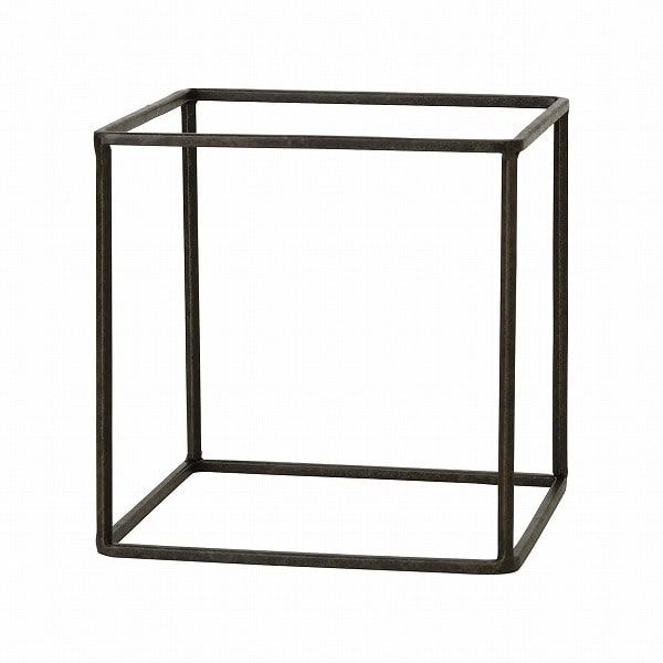 Ysh_sugawara69　アイアンディスプレイ ジョセフアイアン ディスプレイワイヤーフレーム キューブ Sサイズ