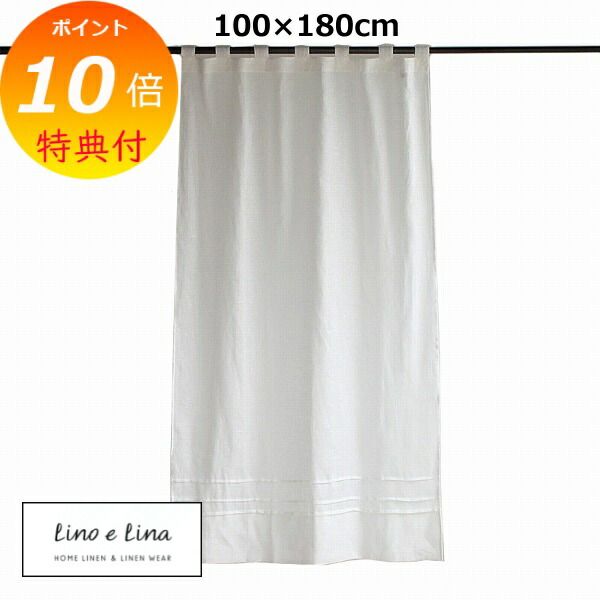 3枚セット Vintage Linen 麻カーテン リネンカーテン オフホワイト 2枚セット Vintage Linen 麻カーテン リネンカーテン オフホワイト