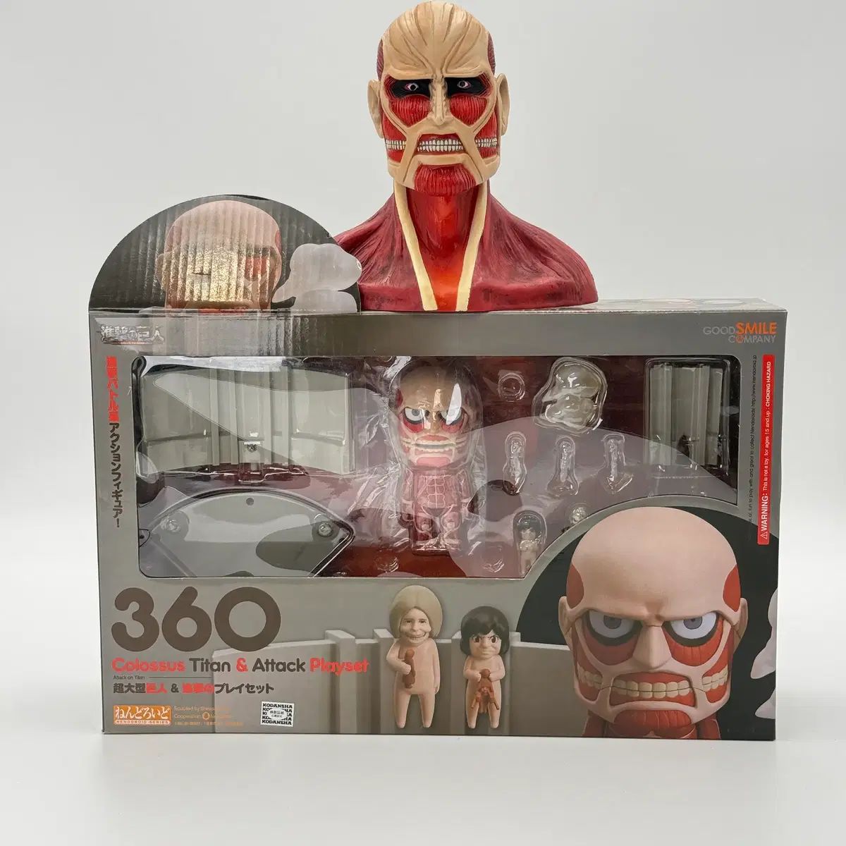 進撃の巨人 超大型巨人 LEDヘッドフィギュア 進撃の巨人 超大型巨人 LEDヘッド + 超大型巨人 ねんどろいど 360
