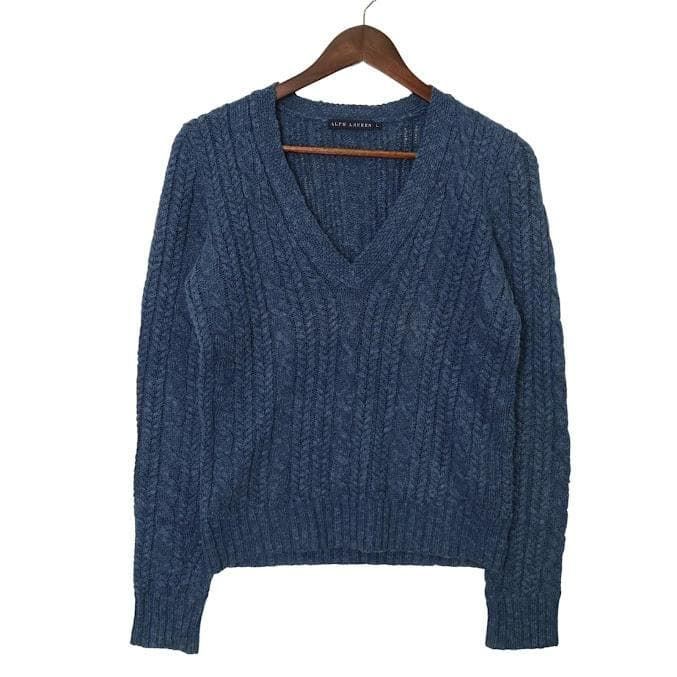 り*ん様 ⭐︎オークション⭐︎ 未使用品✨Ralph Lauren ケーブルニッ ラルフローレン Ralph Lauren ケーブルニット セーター L 麻綿 - メルカリ