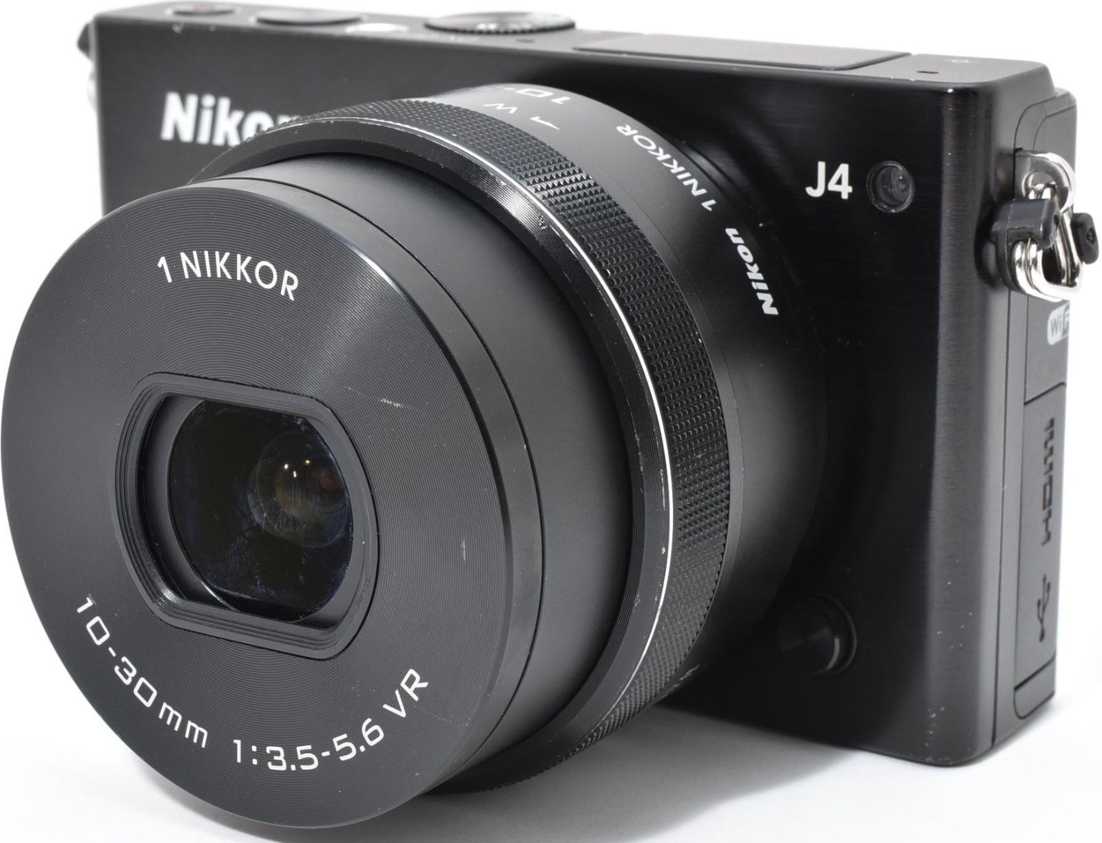 ニコン ミラーレス Nikon 1 J4 レンズキット ブラック 中古 Wi-Fi搭載