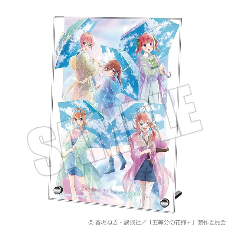 キャンペーン対象】【新品】 五等分の花嫁* アクリルプレート FIVE