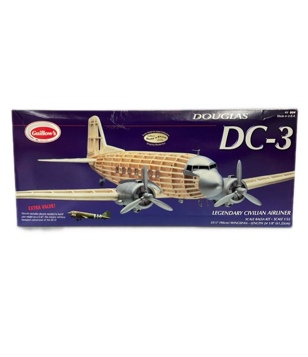 Guillow's ダグラスDC-3 1/32 バルサキット - メルカリ