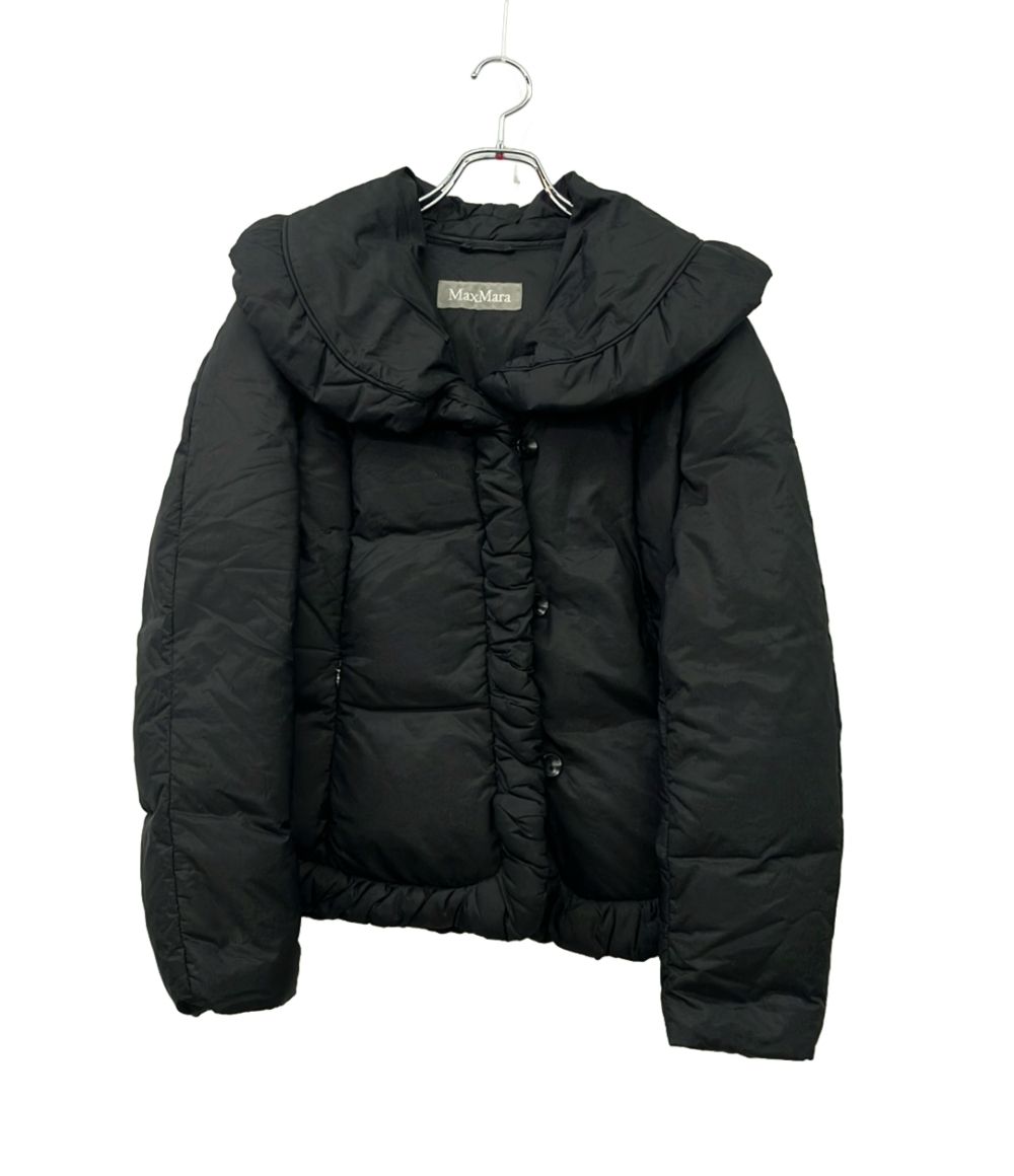 Max Maraマックスマーララビットファーダッフルダウンジャケットショート36 マックスマーラ ダウンジャケット ショート 64861373 レディース SIZE