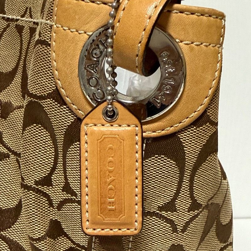 COACH コーチ ワンショルダーバッグ シグネチャー 肩掛け ハンドバッグ