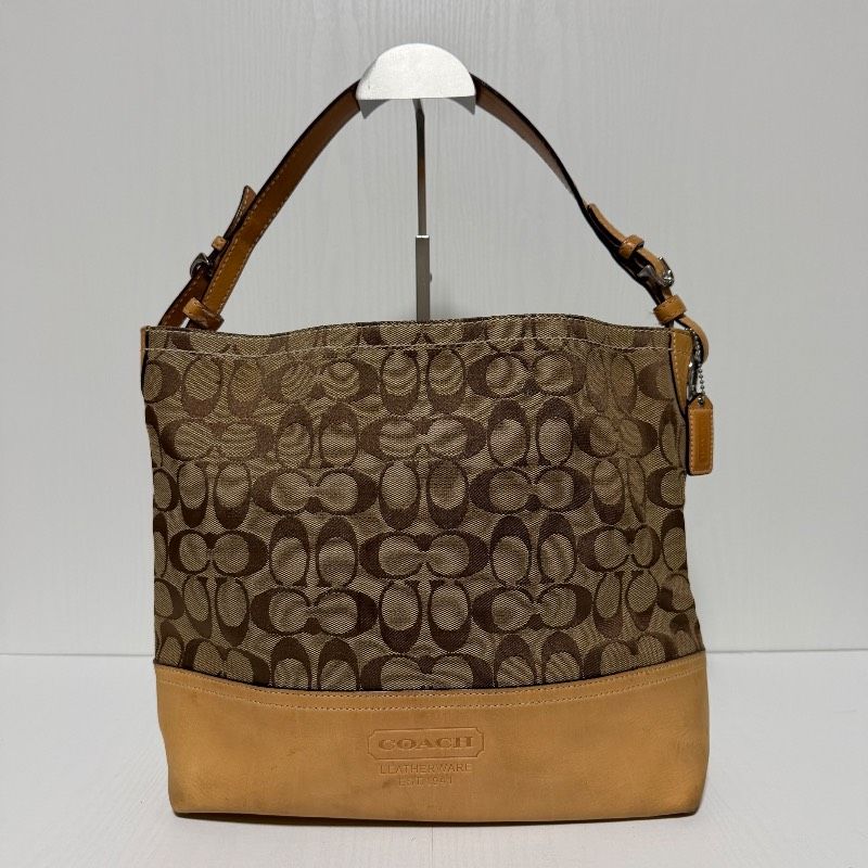 COACH コーチ ワンショルダーバッグ シグネチャー 肩掛け ハンドバッグ