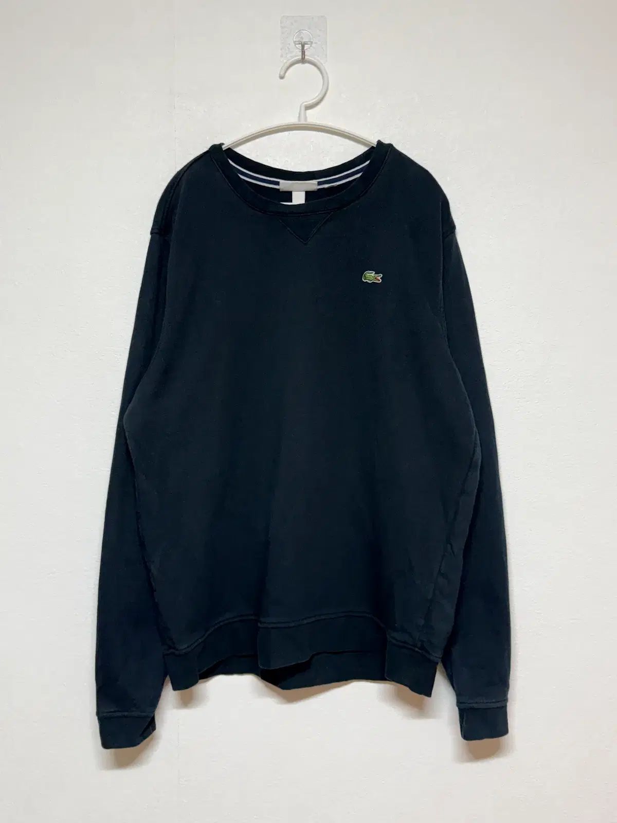 ラコステ ブラック スウェット L ラコステ LACOSTE スウェット 中古 