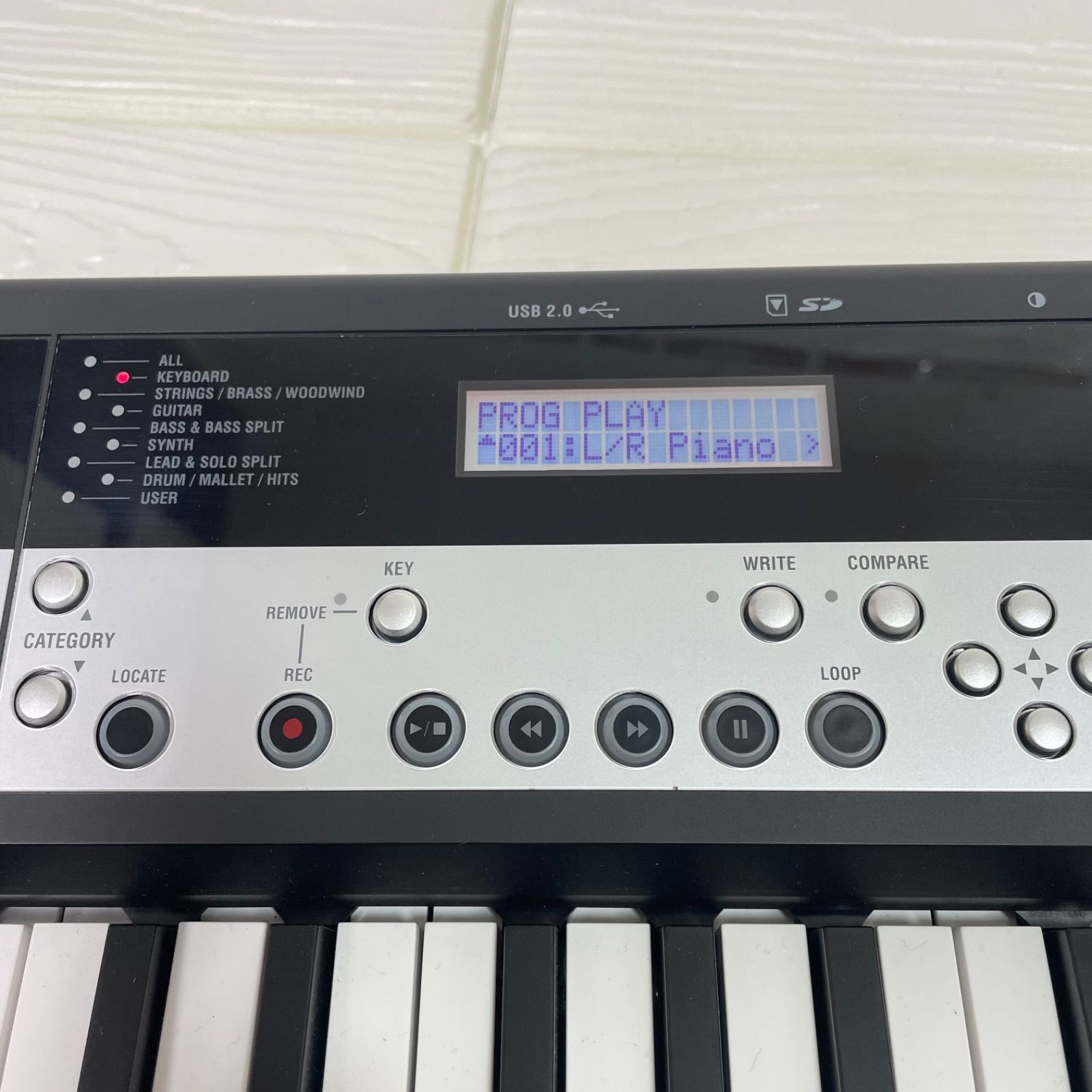 美品】KORG microSTATION ミュージック・ワークステーション 61鍵