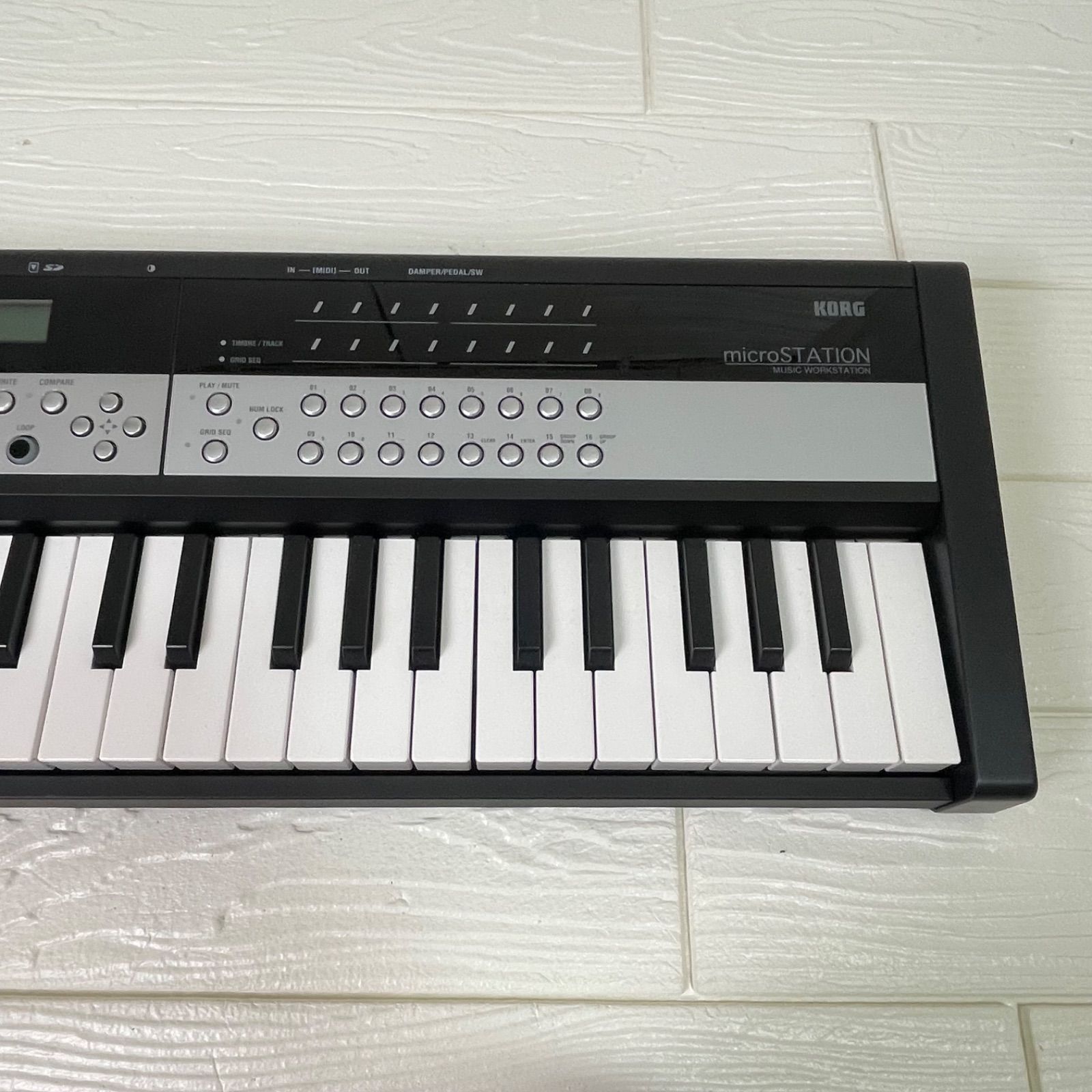 値下げ！【美品】KORG microSTATION 　61鍵シンセサイザー 美品】KORG microSTATION ミュージック・ワークステーション 61鍵