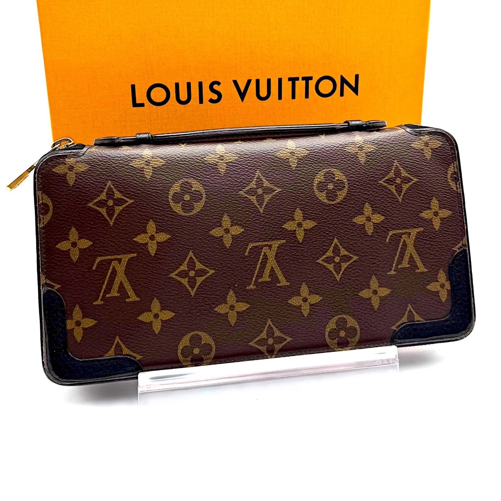 デイリーオーガナイザー モノグラム 財布 ラウンドファスナー トラベル