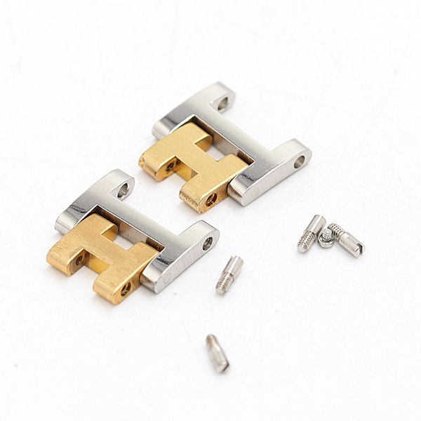 エルメス クリッパー 118581 純正コマ 2コマ 12mm用 シルバー/ゴールド