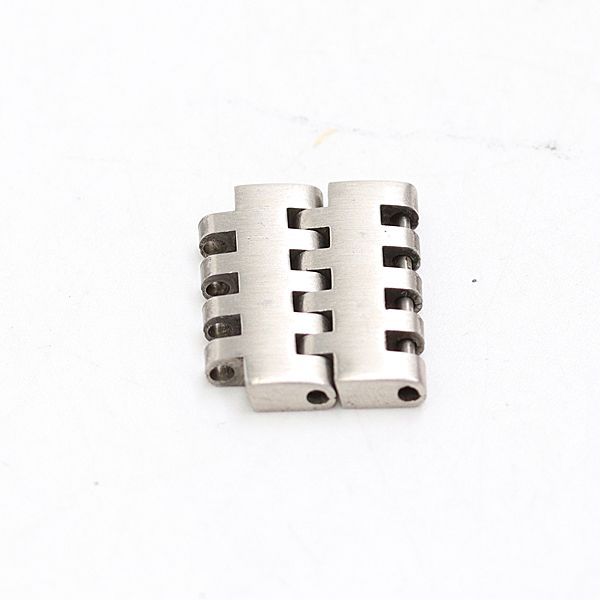 オメガ シーマスター 純正コマ 2コマ 16mm用 シルバー メンズ