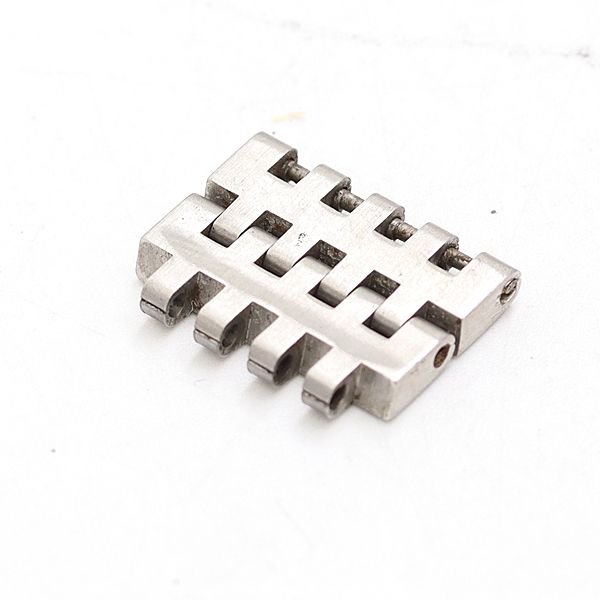 オメガ シーマスター 純正コマ 2コマ 16mm用 シルバー メンズ