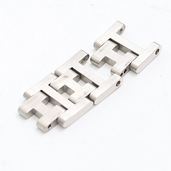 エルメス クリッパー CL4.210 純正コマ 3コマ 12mm用 シルバー メンズ