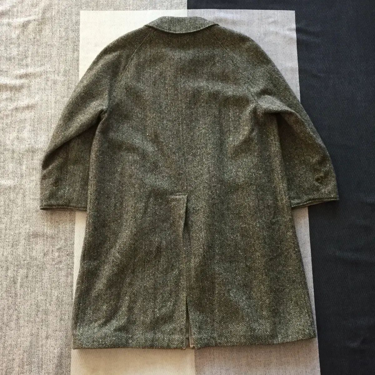 80s バーバリー リバーシブル ツイード コート - メルカリ