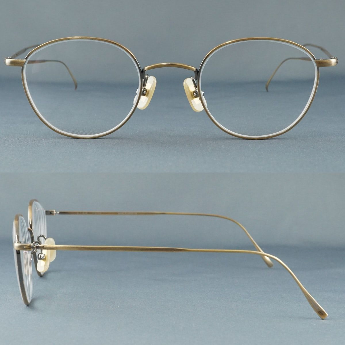 眼鏡 金子眼鏡 VINTAGE KV-78L USED美品 ATG アンティークゴールド