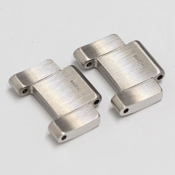 良品 セイコー 8T63-00D0 純正コマ 2コマ 18mm用 シルバー メンズ