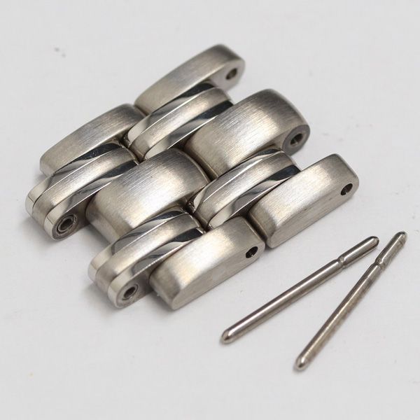 良品 オメガ シーマスター 純正コマ 2コマ 14mm用 シルバー レディース