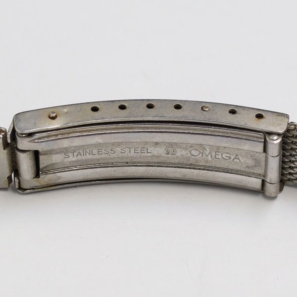 オメガ 純正ベルト/ブレス シルバー 10mm用 レディース腕時計用 KRH