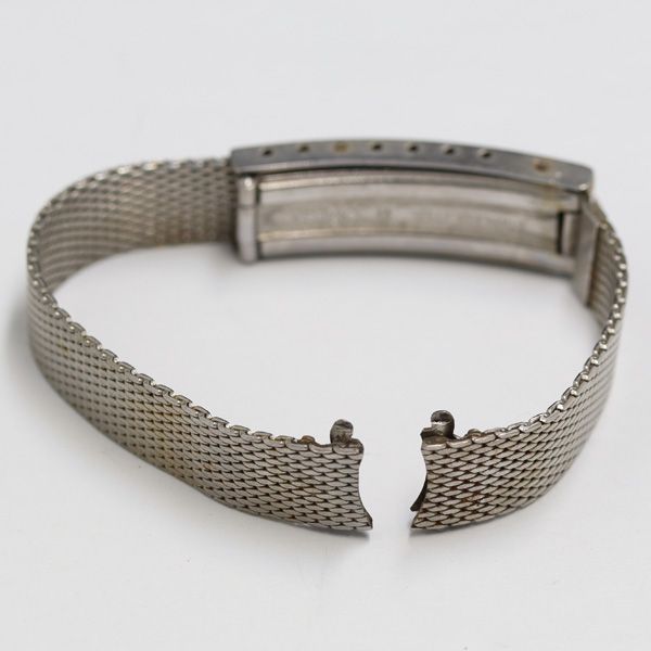 オメガ 純正ベルト/ブレス シルバー 10mm用 レディース腕時計用 KRH