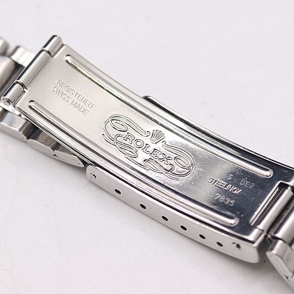 ロレックス 7835 357 7635 純正ベルト ステンレス シルバーカラー 19mm