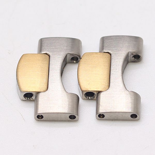 ２コマセット◆チタン◆オメガ◆シーマスター◆ポラリス◆コマ◆バネ棒接続方式◆ オメガ シーマスター ポラリス 純正コマ 2コマ シルバー/ゴールド